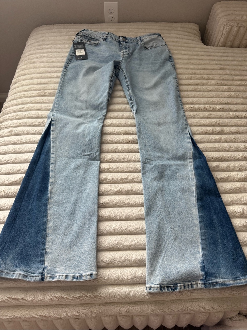 True Religion Light Blue Back-Pocket Jeans - Picture 3 of 5
